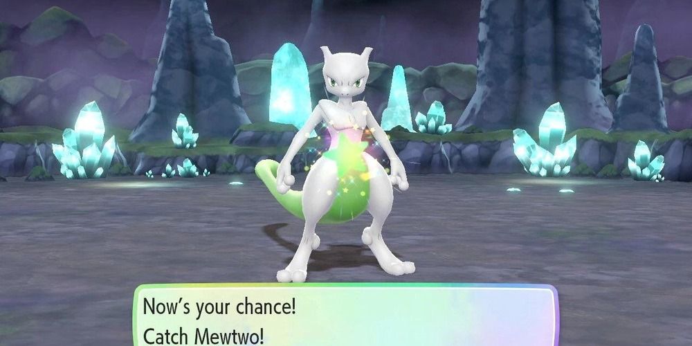 Shiny Mewtwo from Pokemon Lets Go