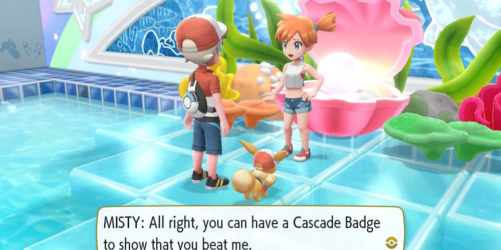 Misty defeated in Pokemon Lets Go