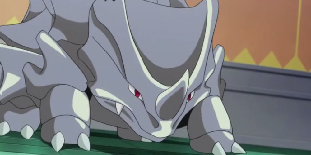 Rhyhorn in the Pokemon Anime