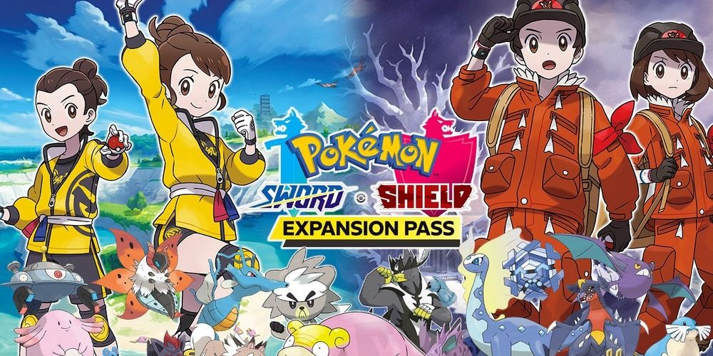 Expansion pass art for Pokemon Sword and Shield