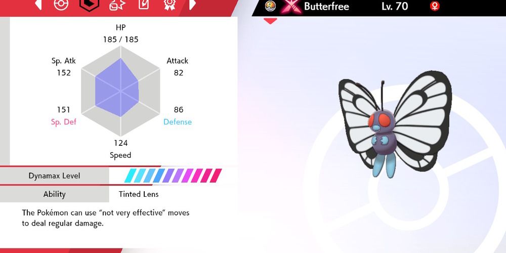 Butterfree trainer page