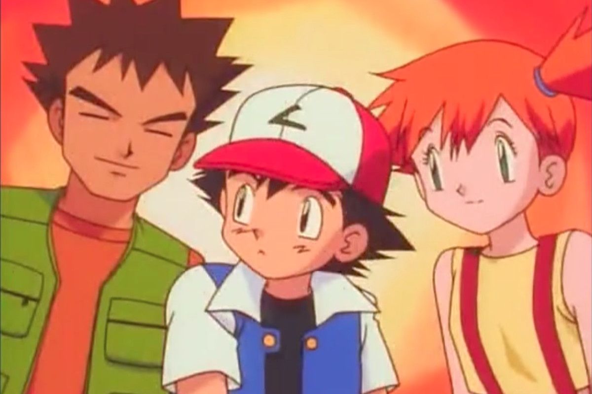 Brock, Ash, and Misty