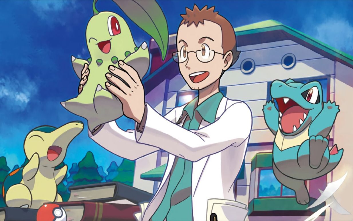 professor elm johto starters