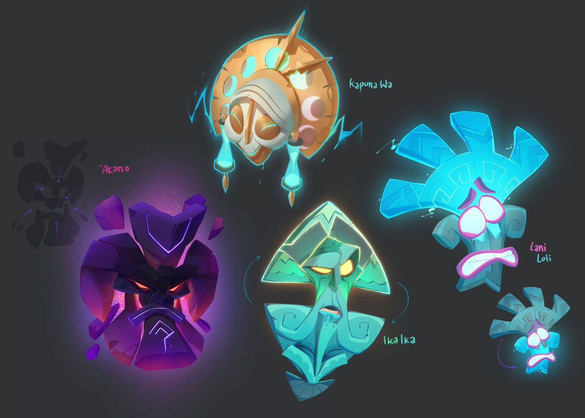 Quantum Masks Design by Nicholas Kole - Crash Bandicoot 4: It's About Time (Game)