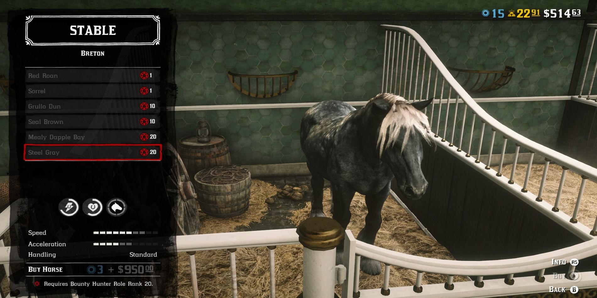 Red Dead Online Breton Horse