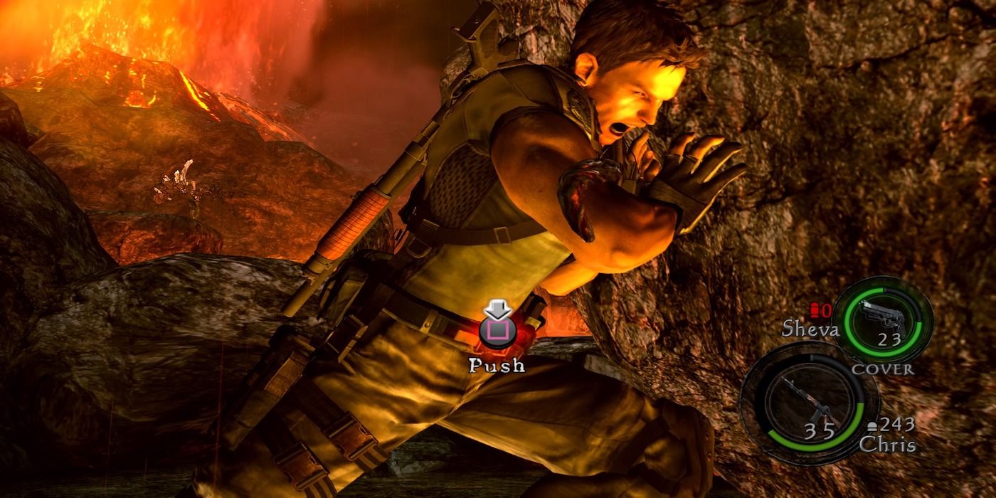 A gameplay screenshot from Resident evil 5