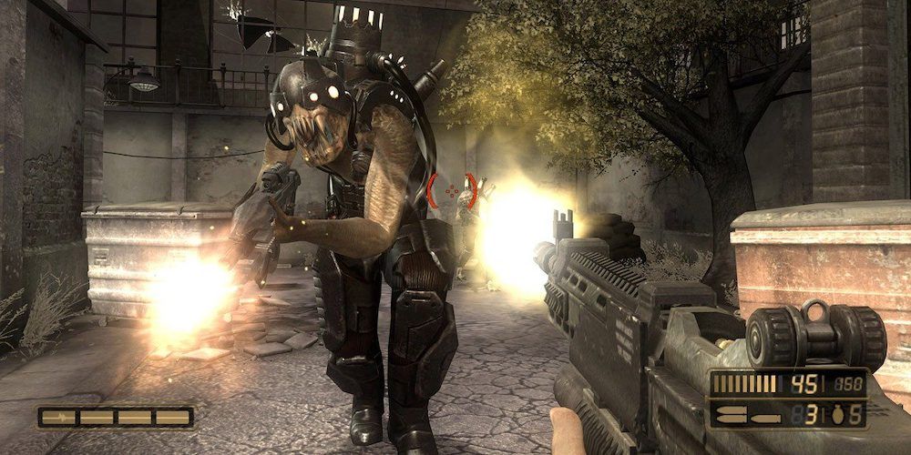 Resistance Fall of Man shooting Chimera