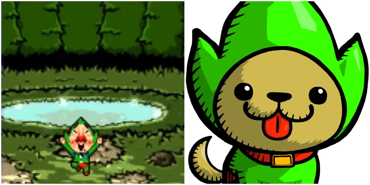 Rosy Rupeeland Tingle Victory and his Dog Barkle