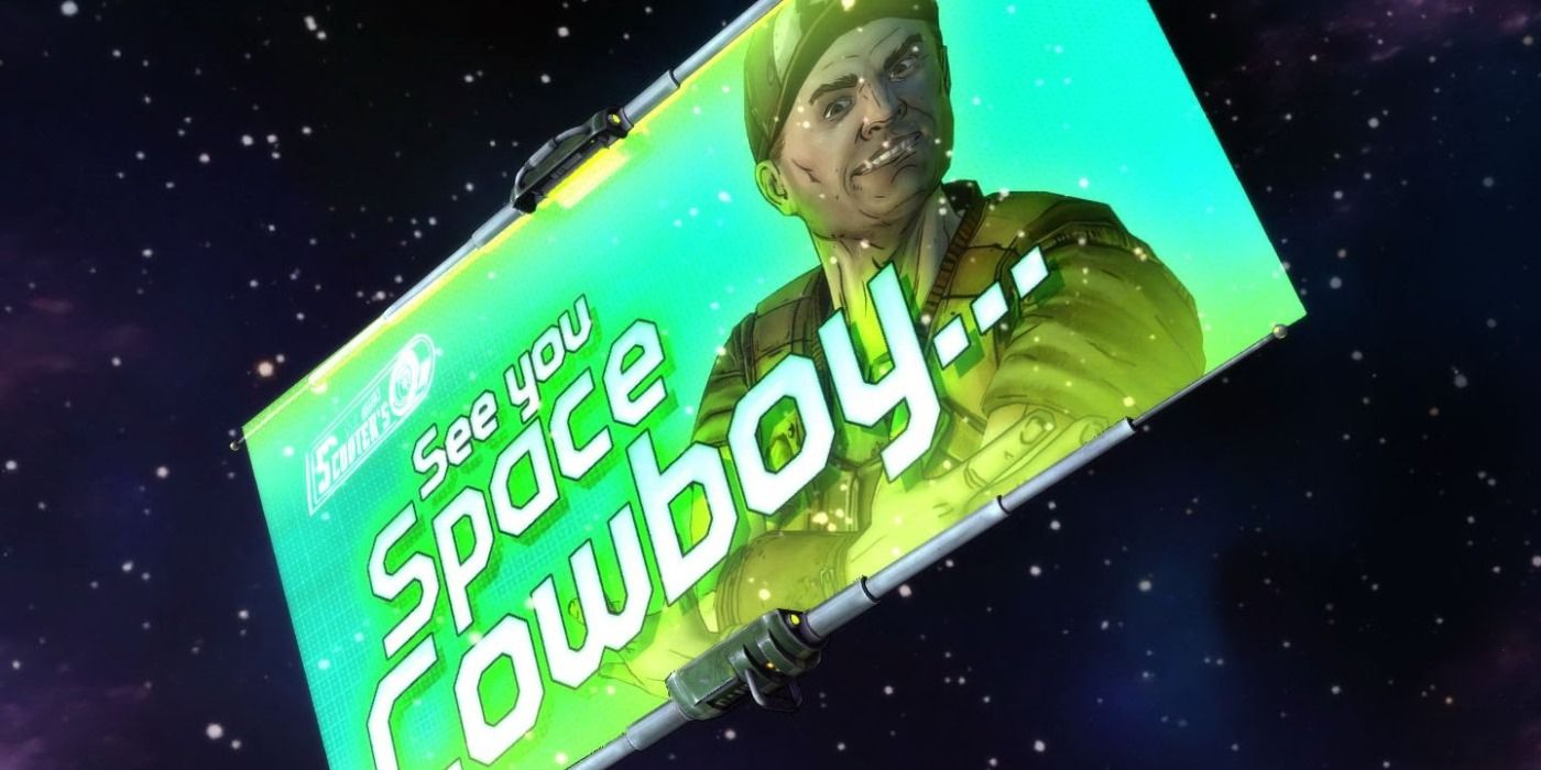image of the Scooter &quot;See You Space Cowboy&quot; Banner from Tales From the Borderlands