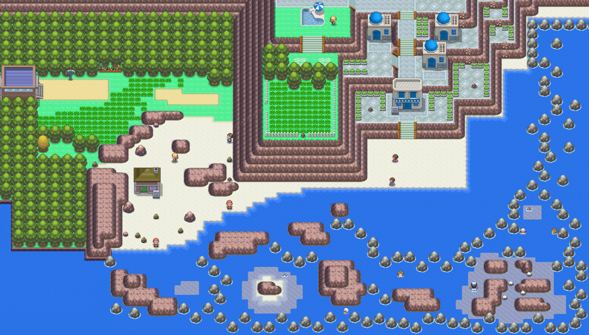 sinnoh route 213 and the valor lakefront