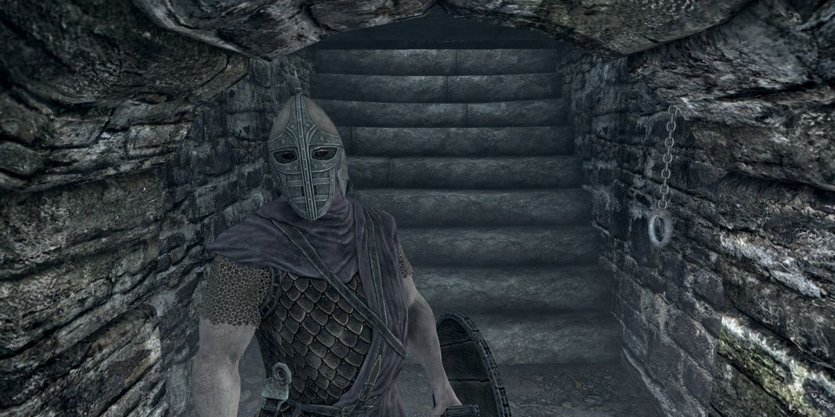 Soldier and secret tunnel