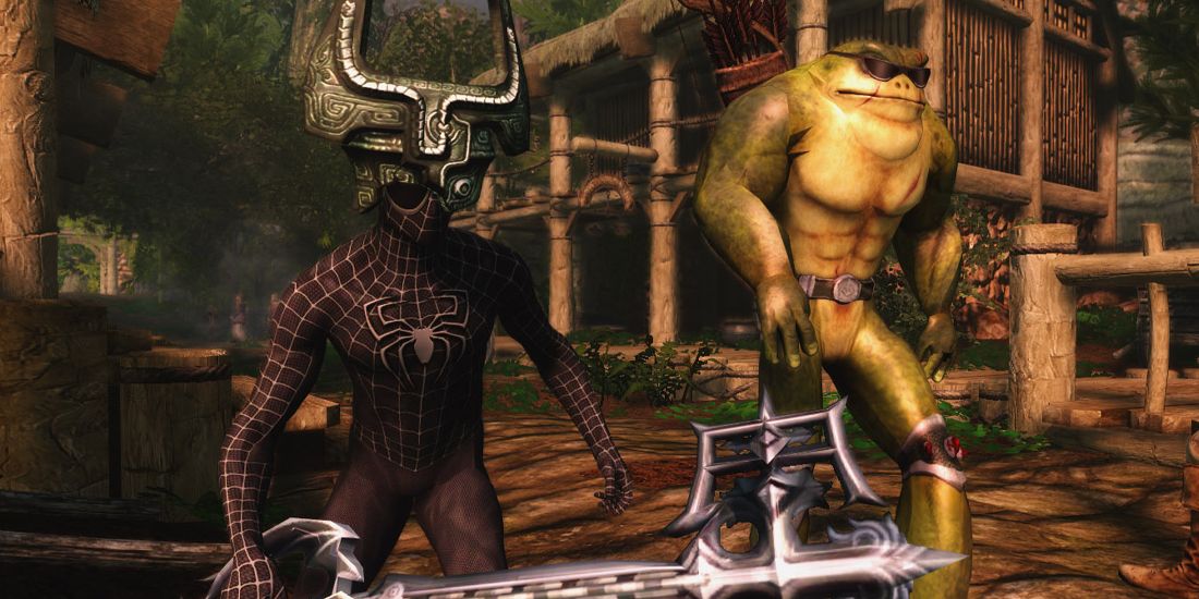 Skyrim mod - Spider-Man, Battletoad
