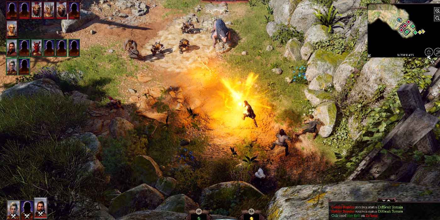 Baldur's Gate 3 Gameplay Screenshot Spellcasting