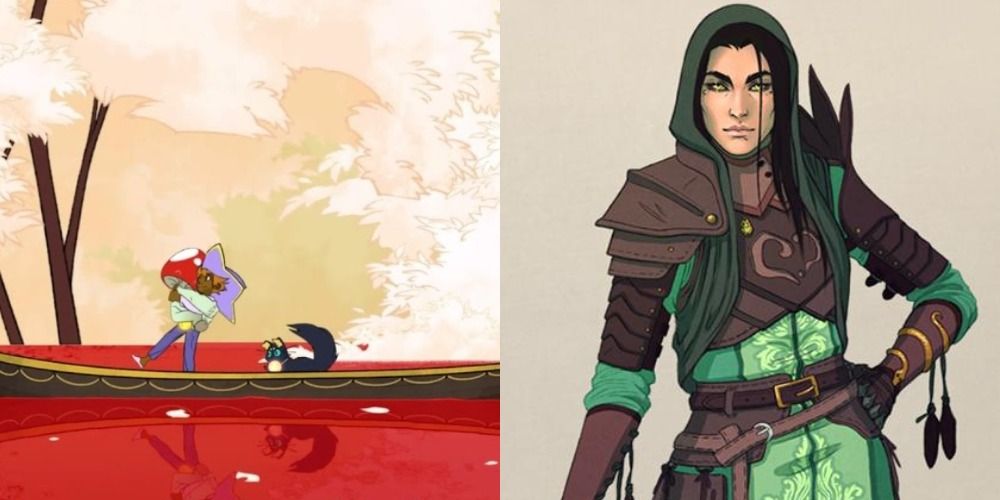 Stanley at the everdoor/ Chaotic good elf on the right