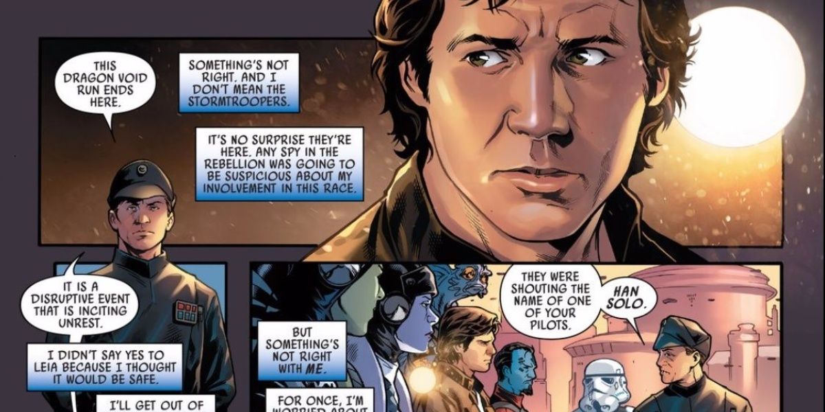 Star Wars Han Solo Dragon Run Void Comic