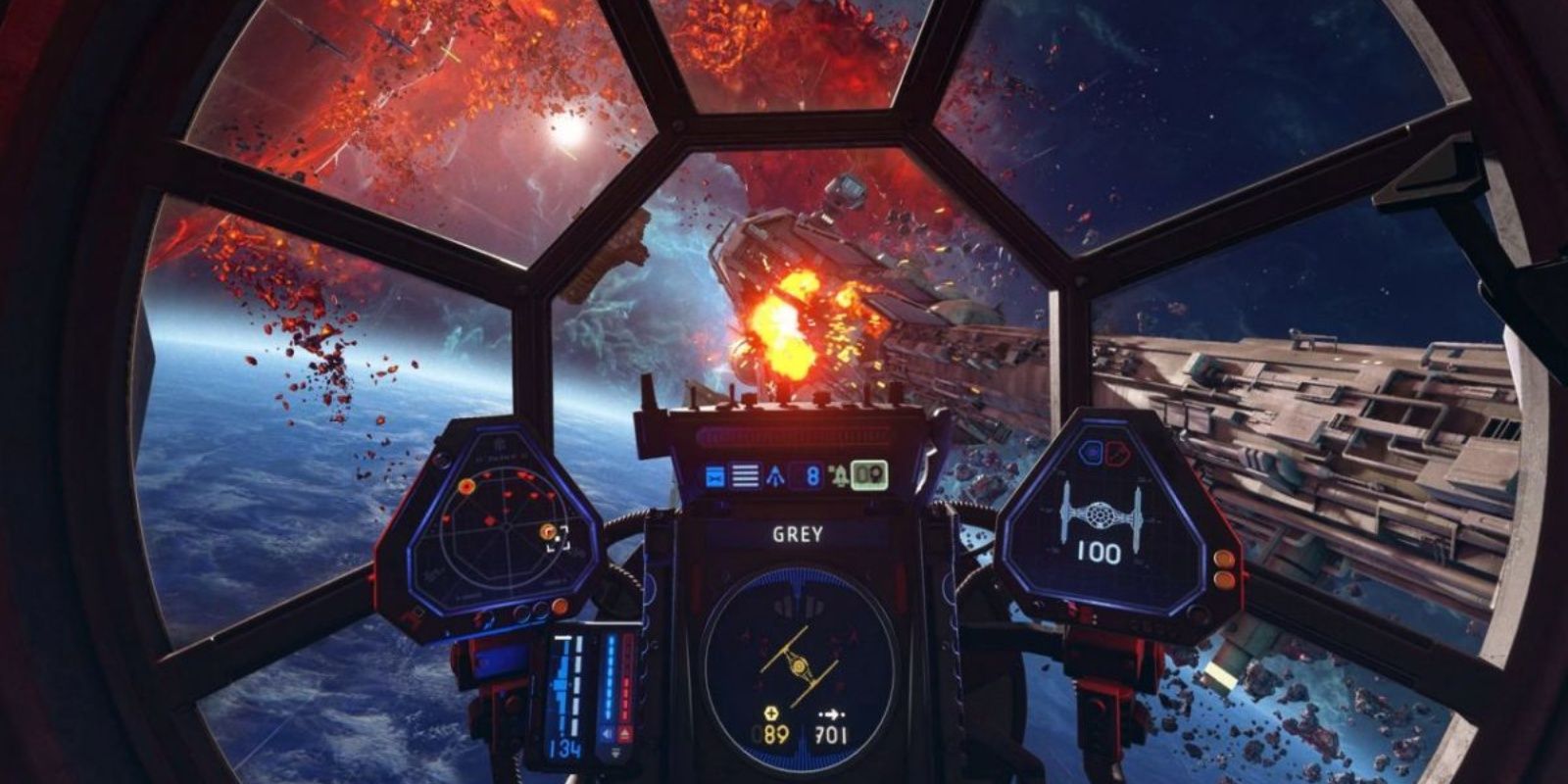 Cockpit TIE Fighter Star Wars Squadrons