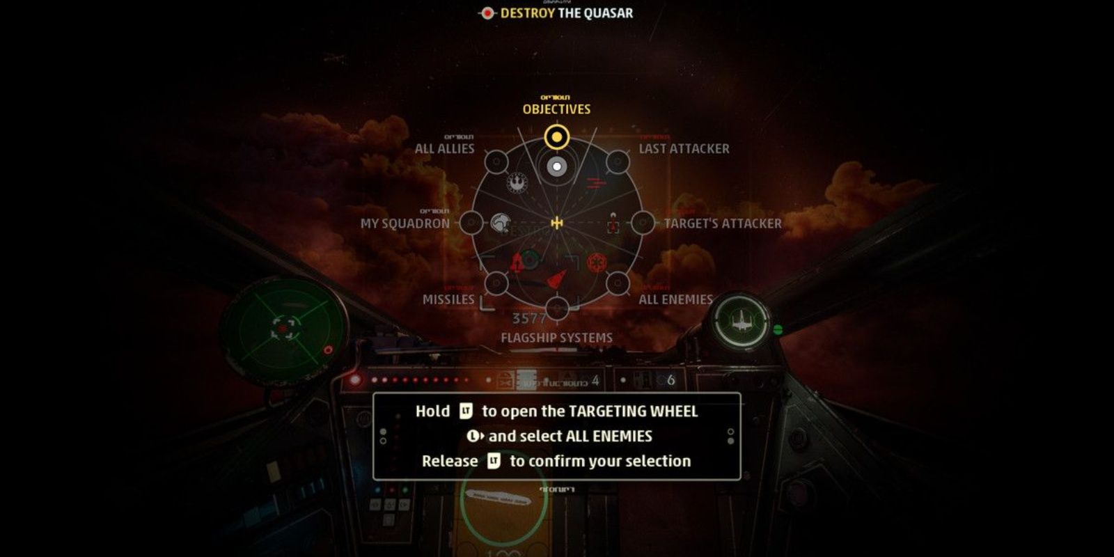 Targeting wheel Star Wars Squadrons