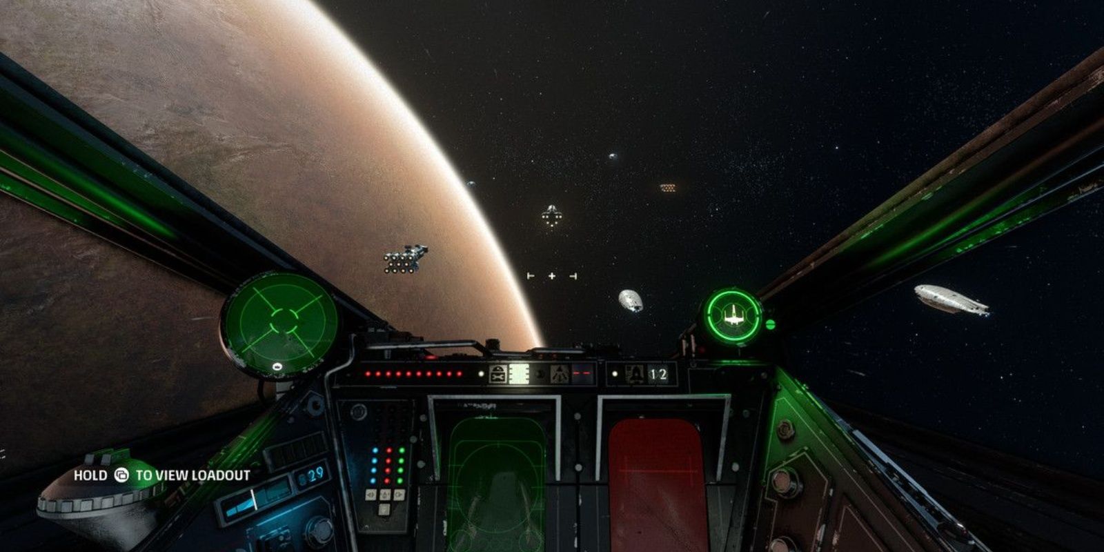 Cockpit X-Wing Star Wars Squadrons