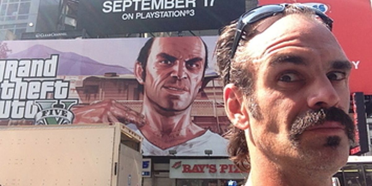 Steven Ogg Selfie Grand Theft Auto V Trevor Billboard