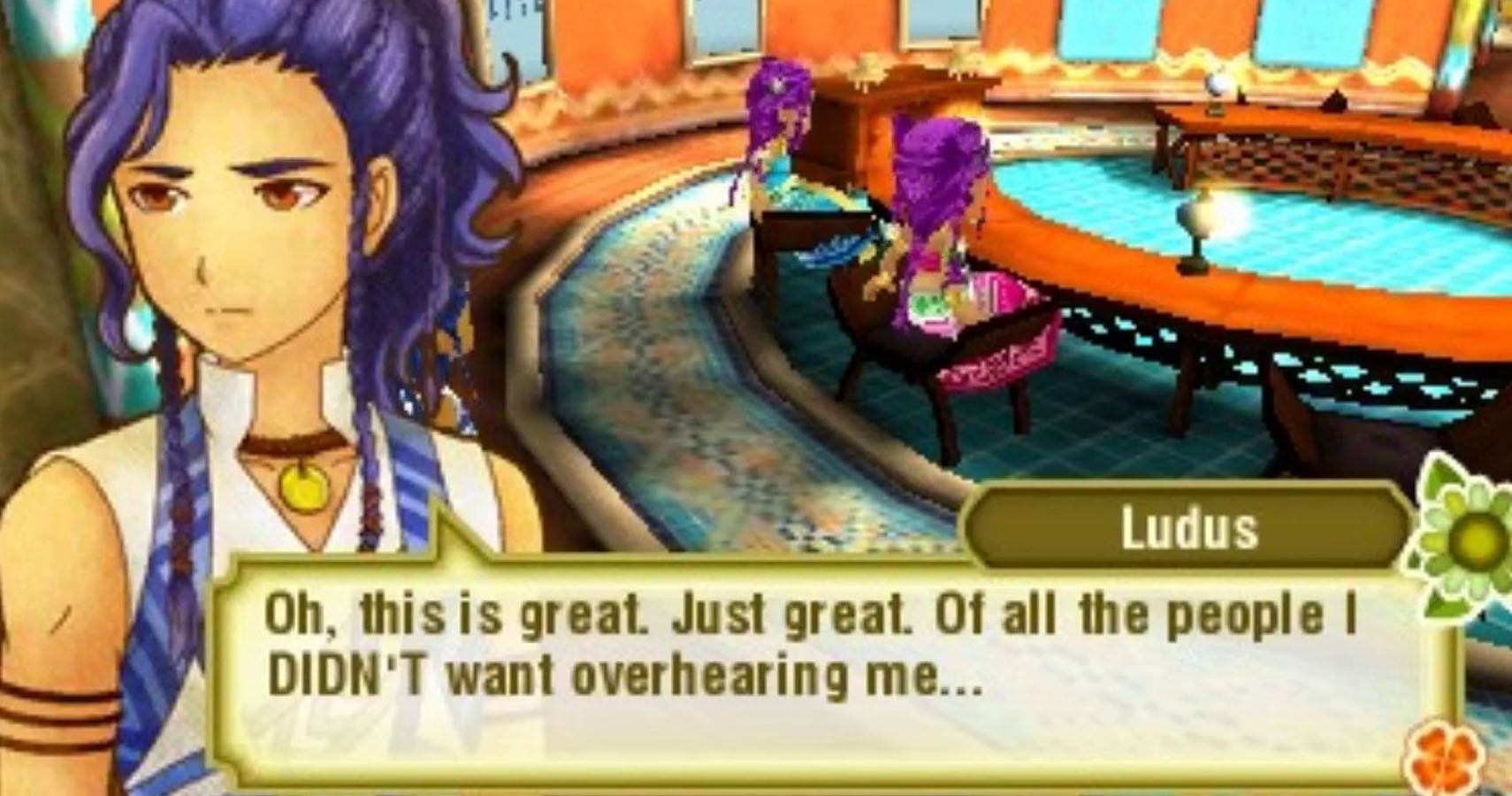 Ludas talking about being overheard