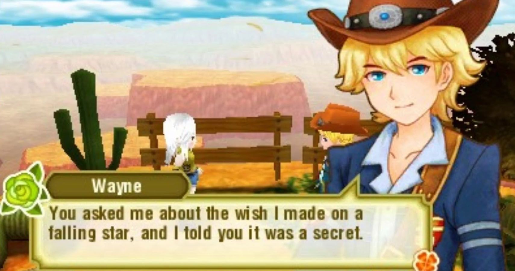 Wayne talking about wishing on a star