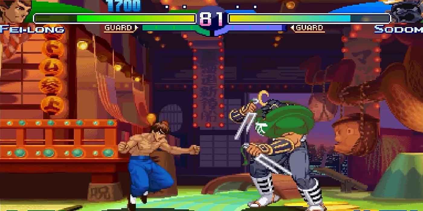 Street Fighter Alpha 3 Fei Long vs Sodom