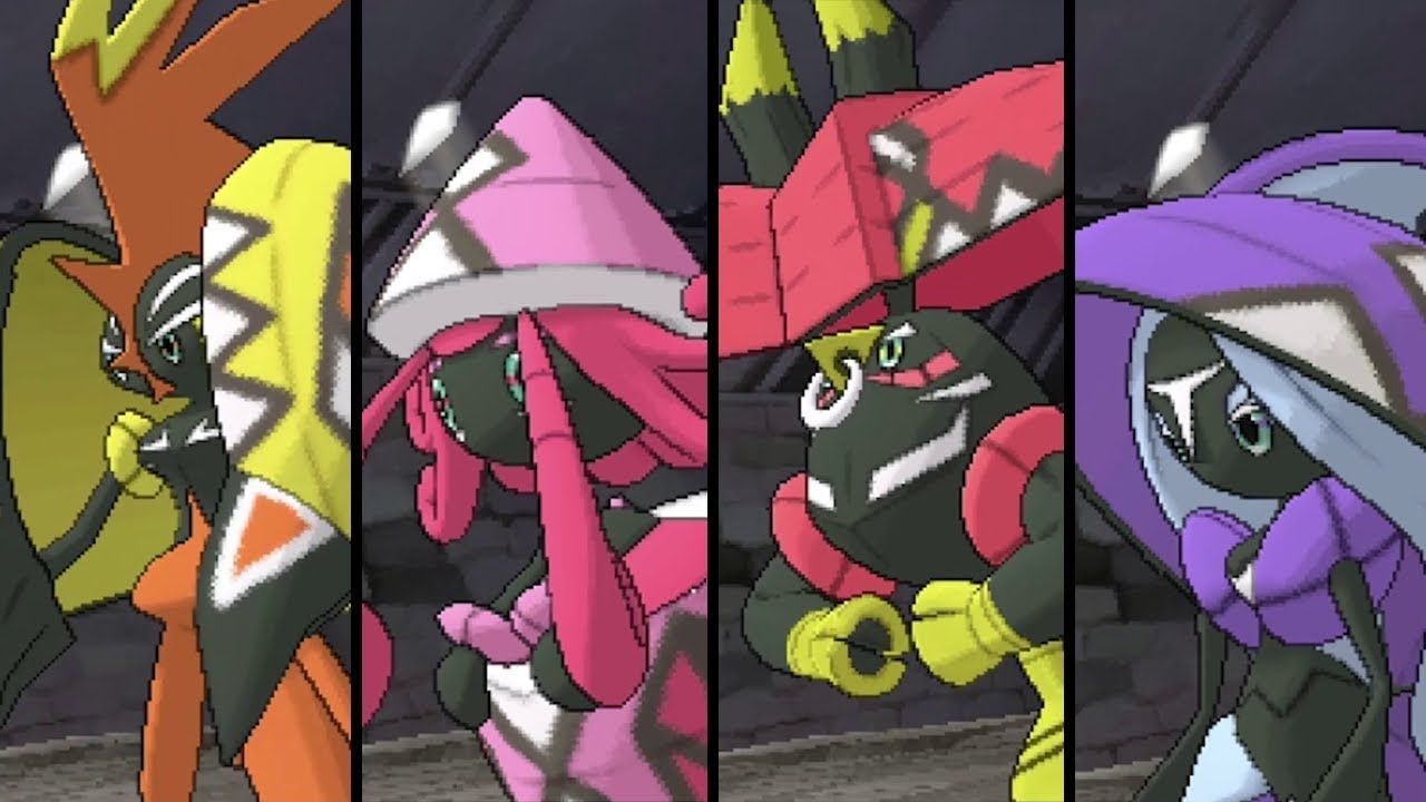 tapu koko tapu lele tapu bulu tapu fini battle