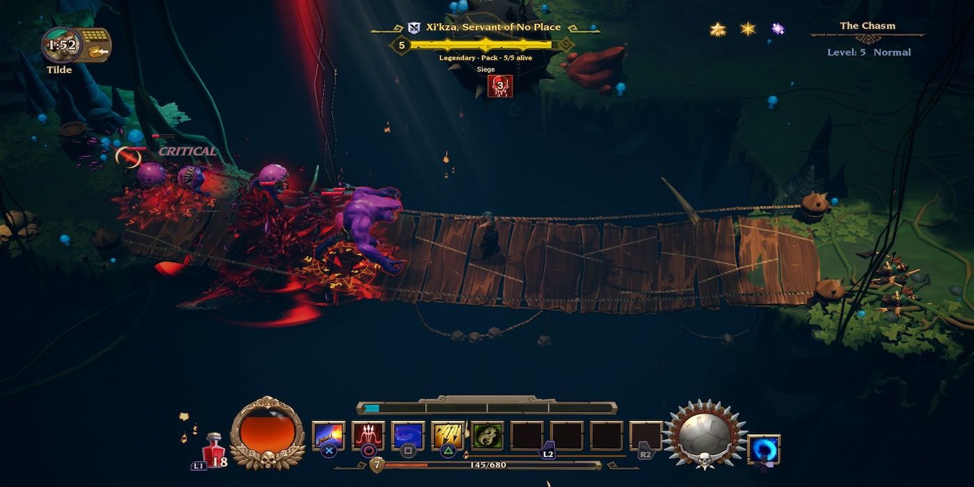 A gameplay screenshot from Torchlight III.