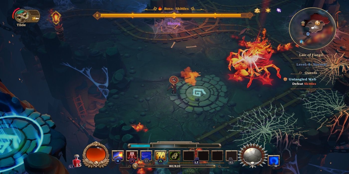 A gameplay screenshot from Torchlight III.