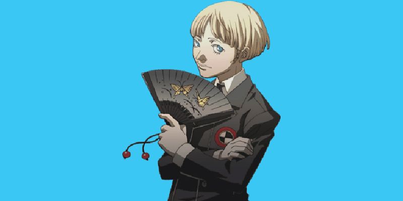 Bebe from Persona 3 in his regular pose.