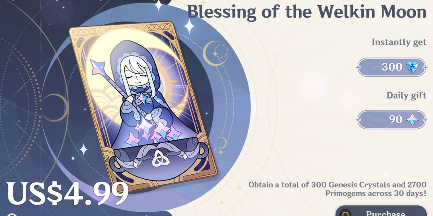 Blessing of the Welkin Moon Genshin Impact