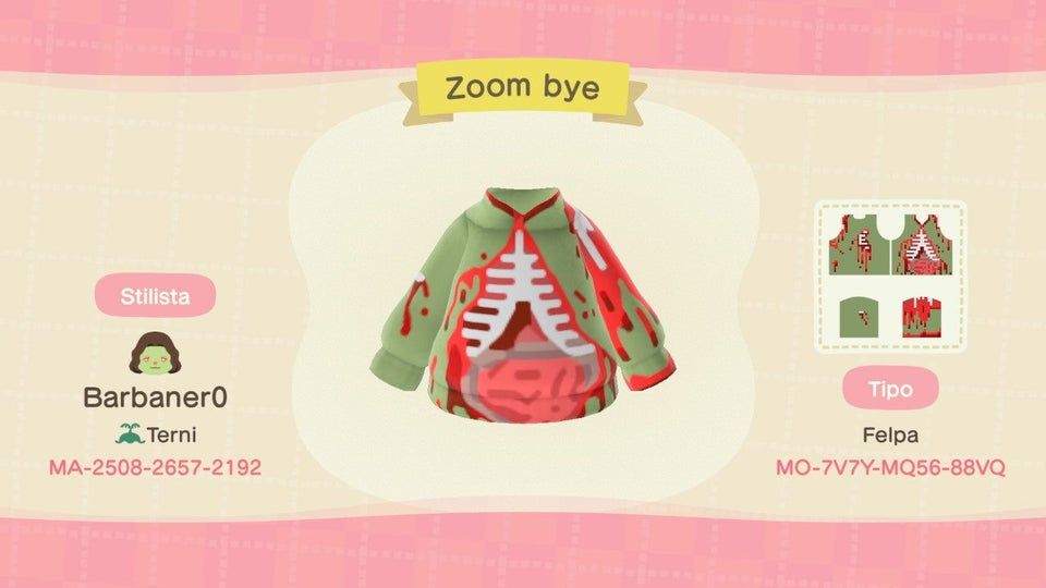 Animal Crossing Zombie Hoodie