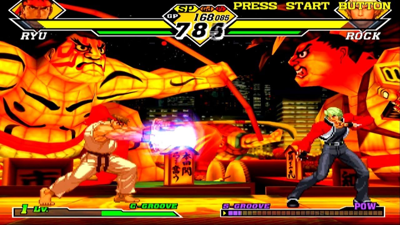 Ryu Hadoken gameplay ps2