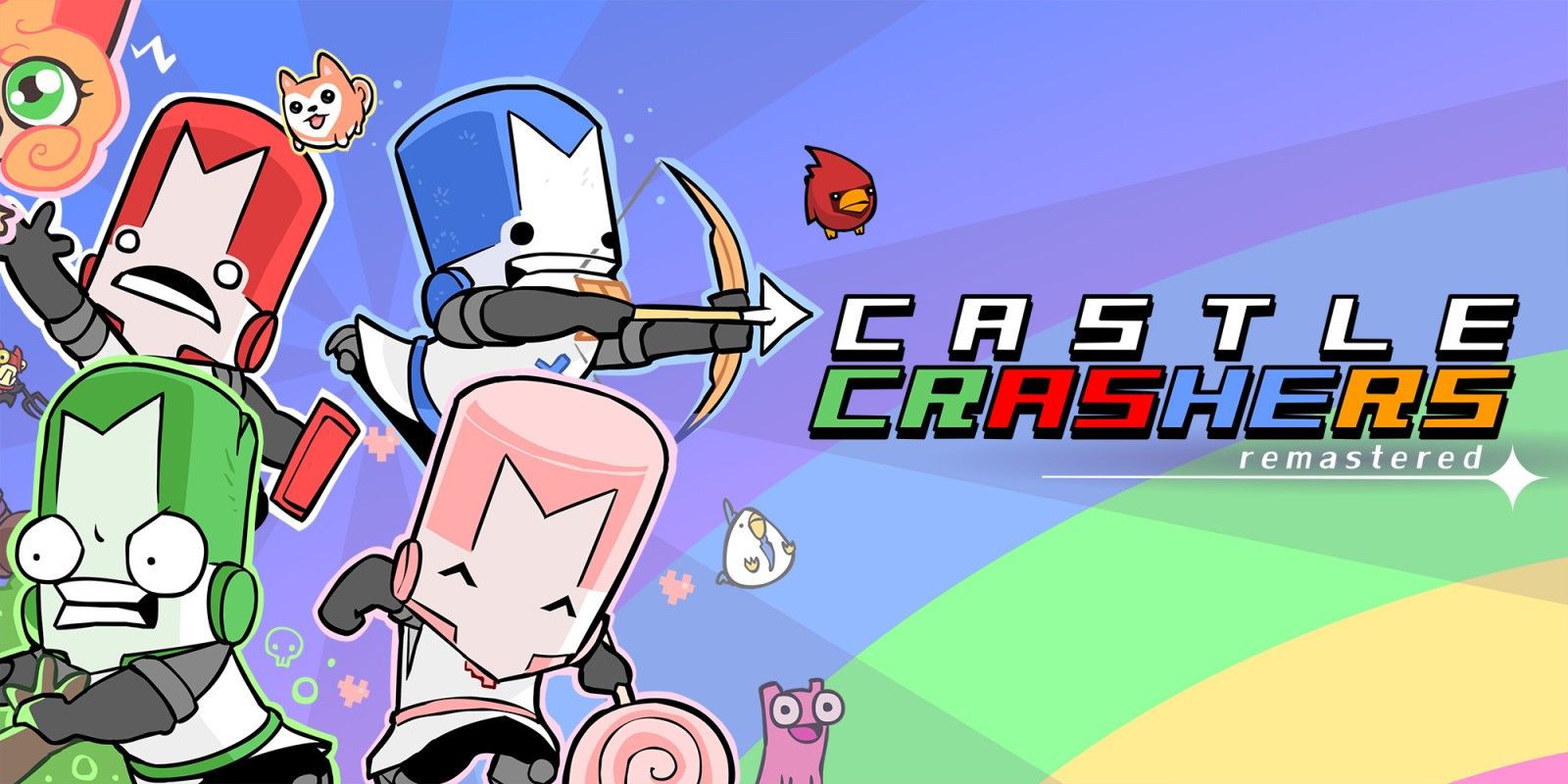 castle crashers remastered main art