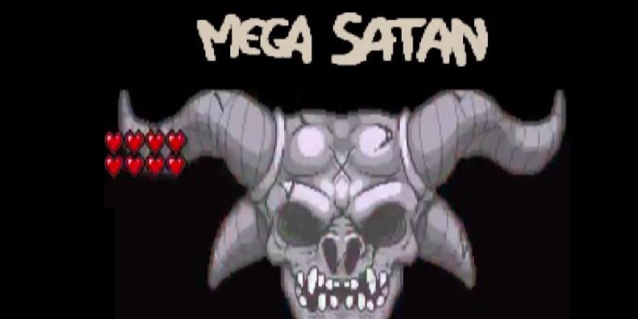 The Mega Satan boss screen