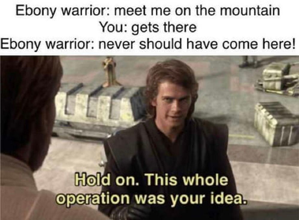 ebony warrior meme skyrim