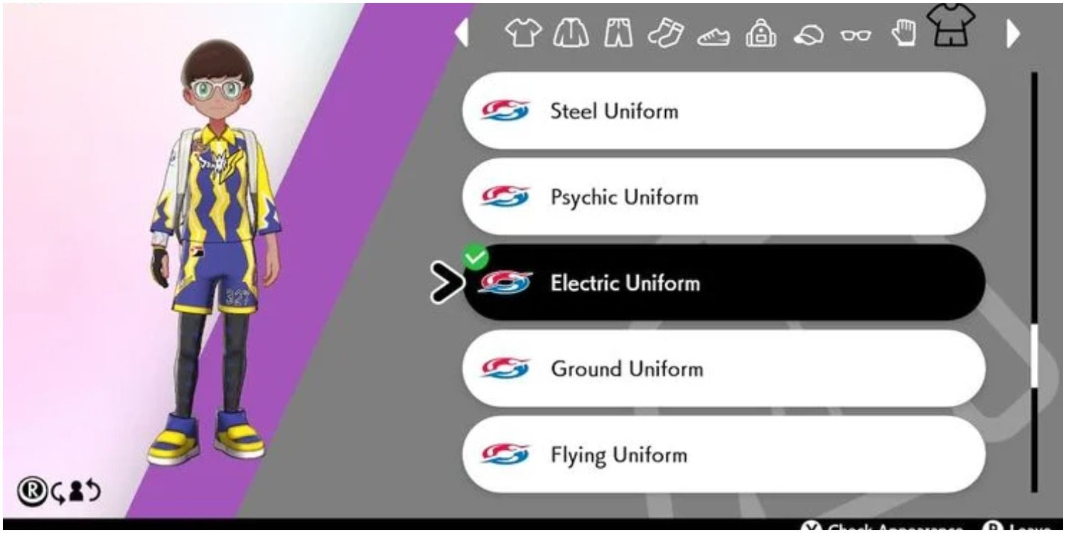 Pokémon Sword And Shield Electric uniform