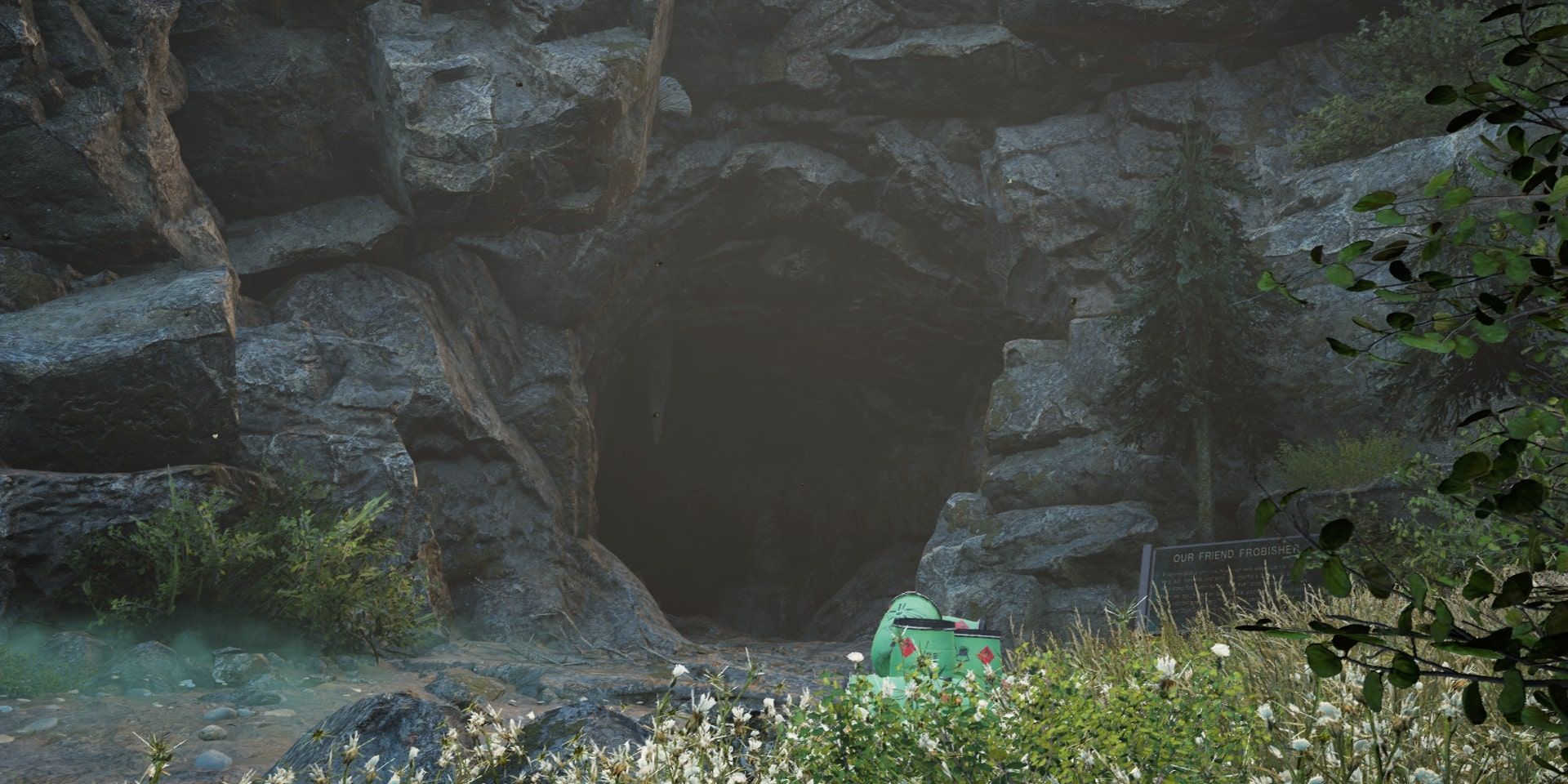 Frobisher cave entrance in far cry 5