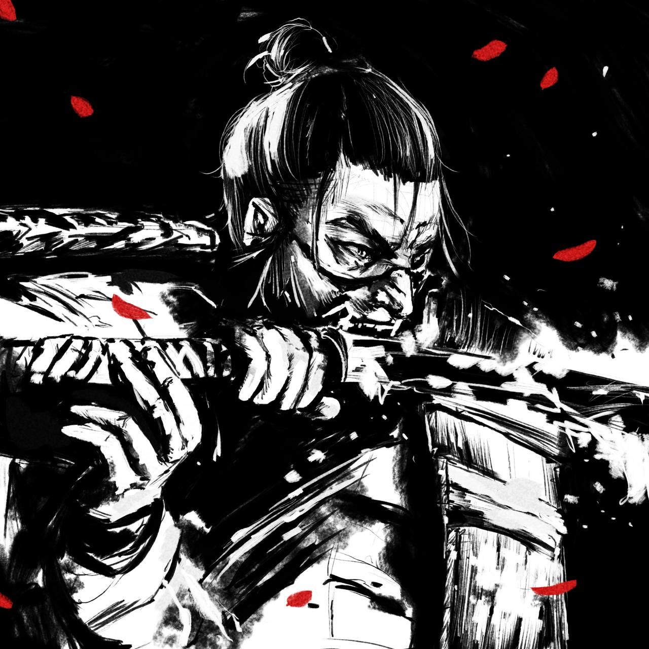 Jin Sakai from 'Ghost of Tsushima' fan art by Stubekh on Deviantart