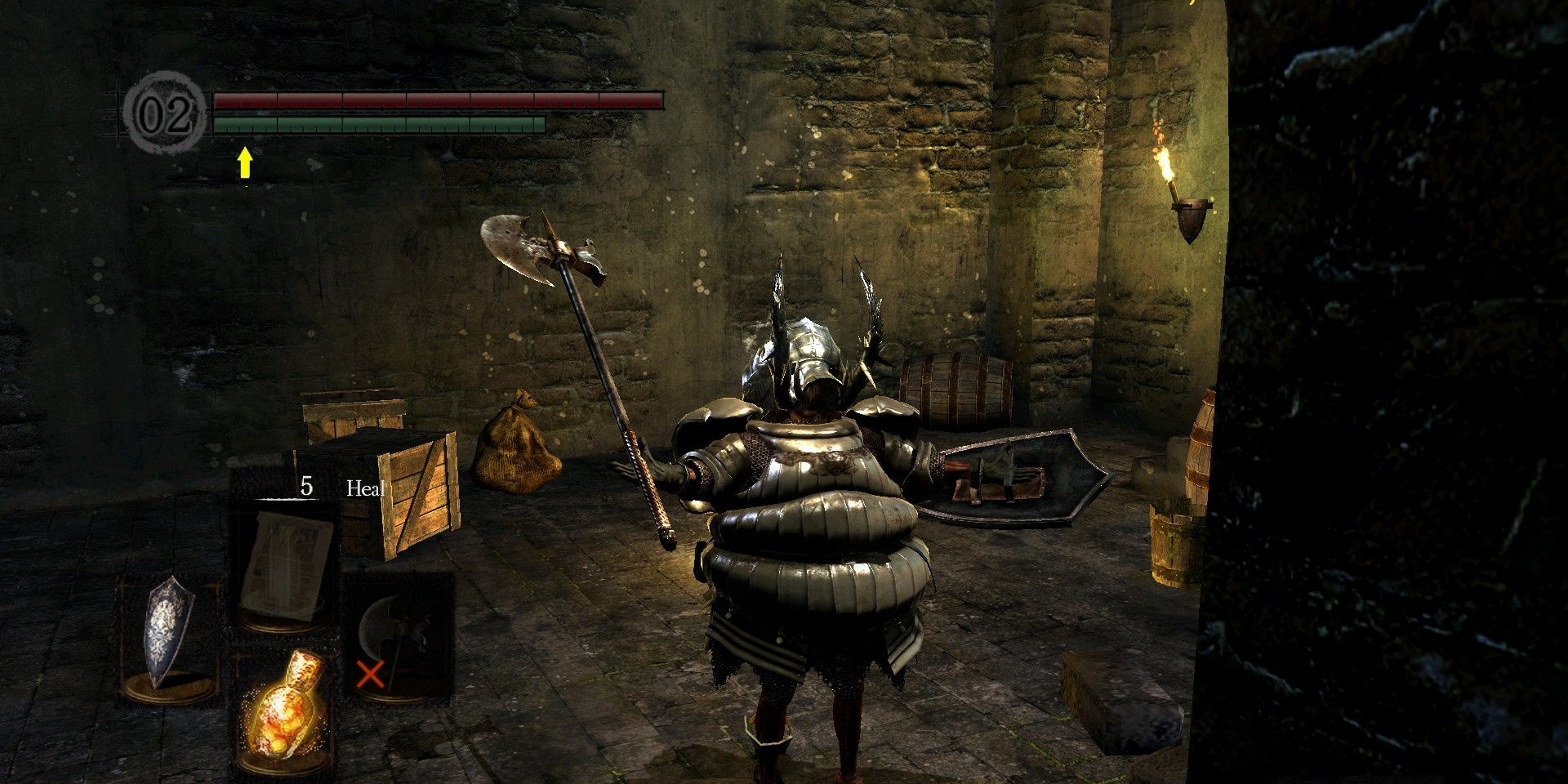 DS character in Havel's armor