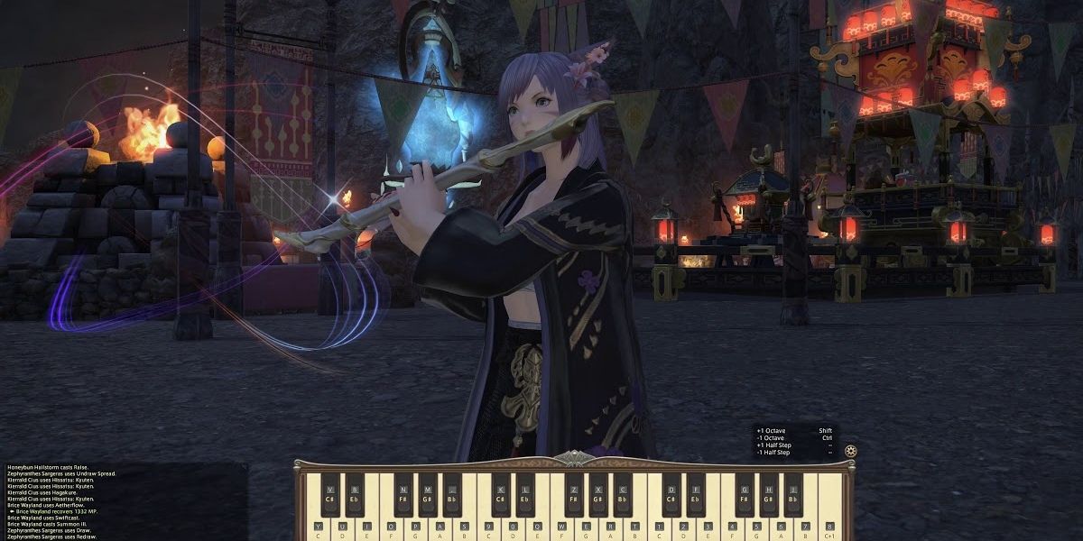 bard playing music