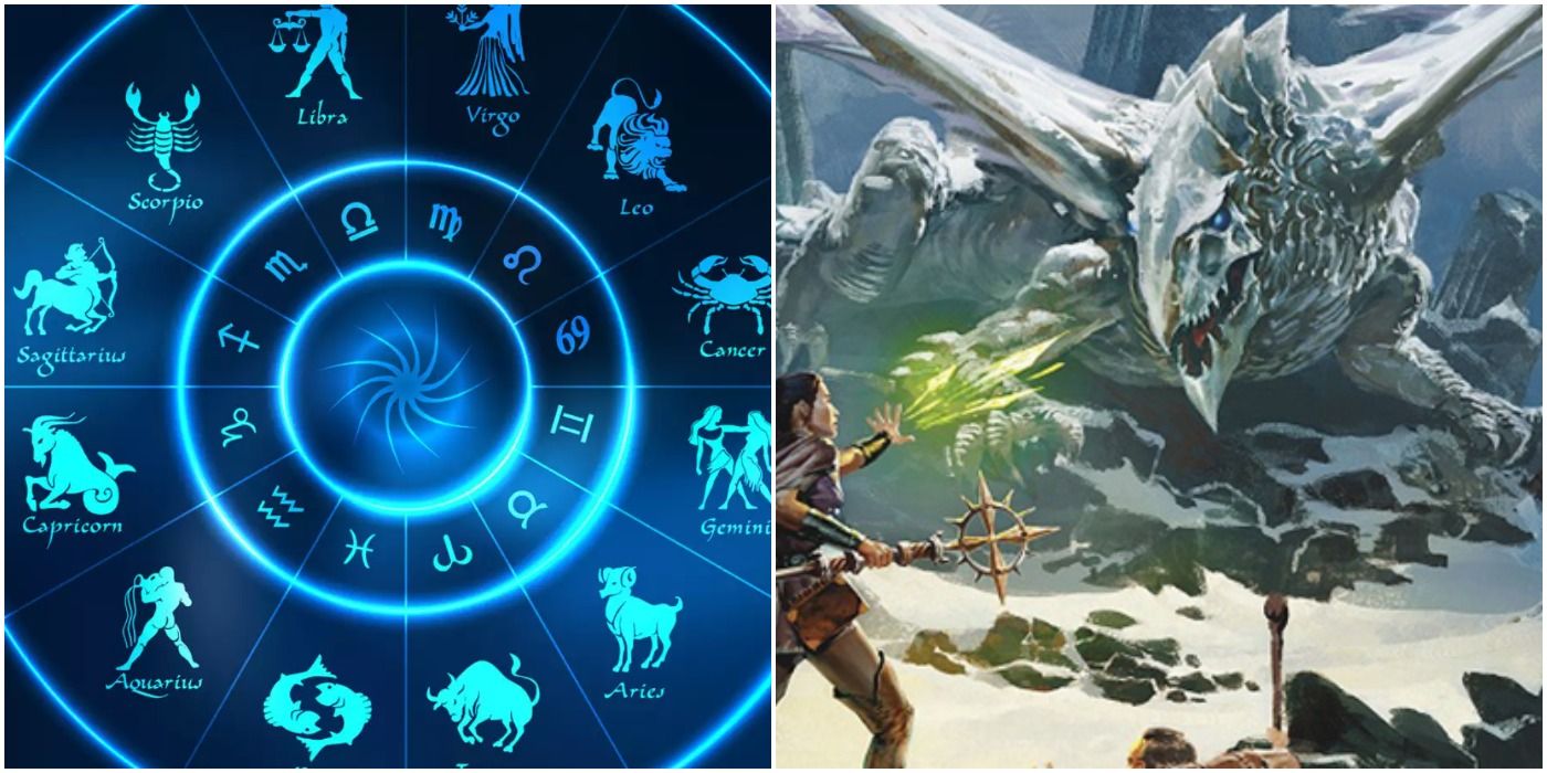 Split Image D&D Zodiac