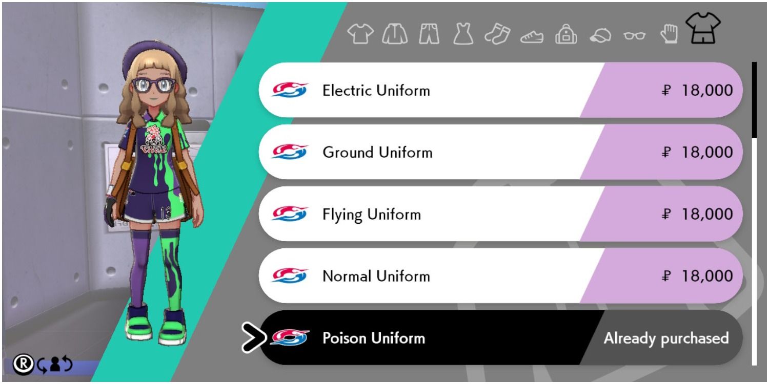 Pokémon Sword And Shield Poison Uniform