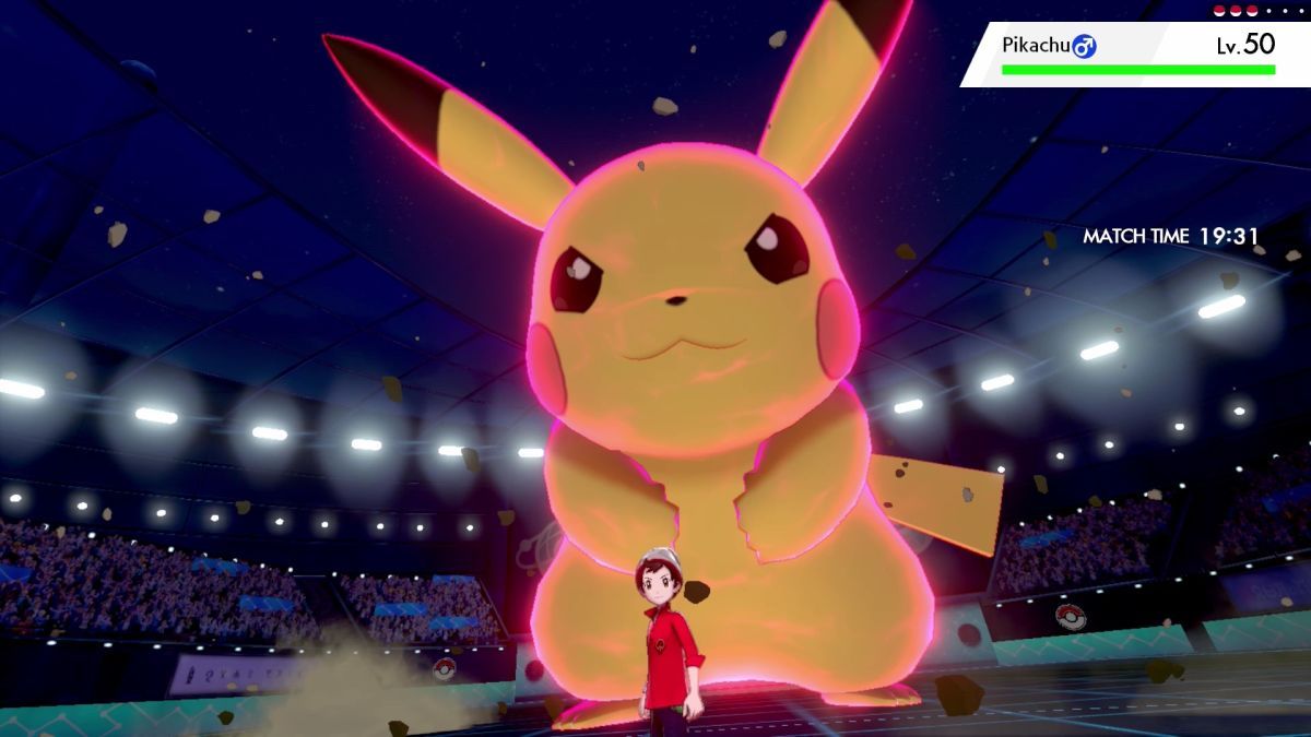 Gigantamax Pikachu battle