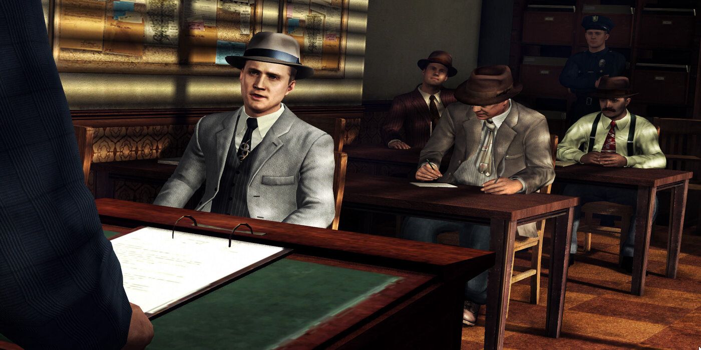 Cole Phelps in Briefing LA Noire