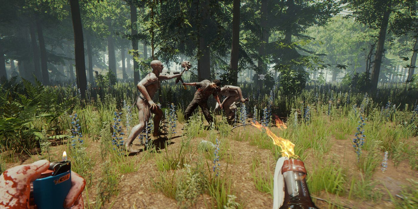 Fighting Monsters In the Forest