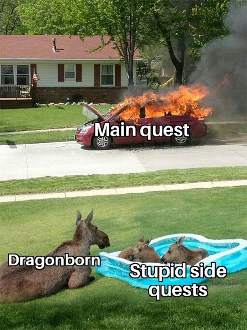 skyrim main quest meme