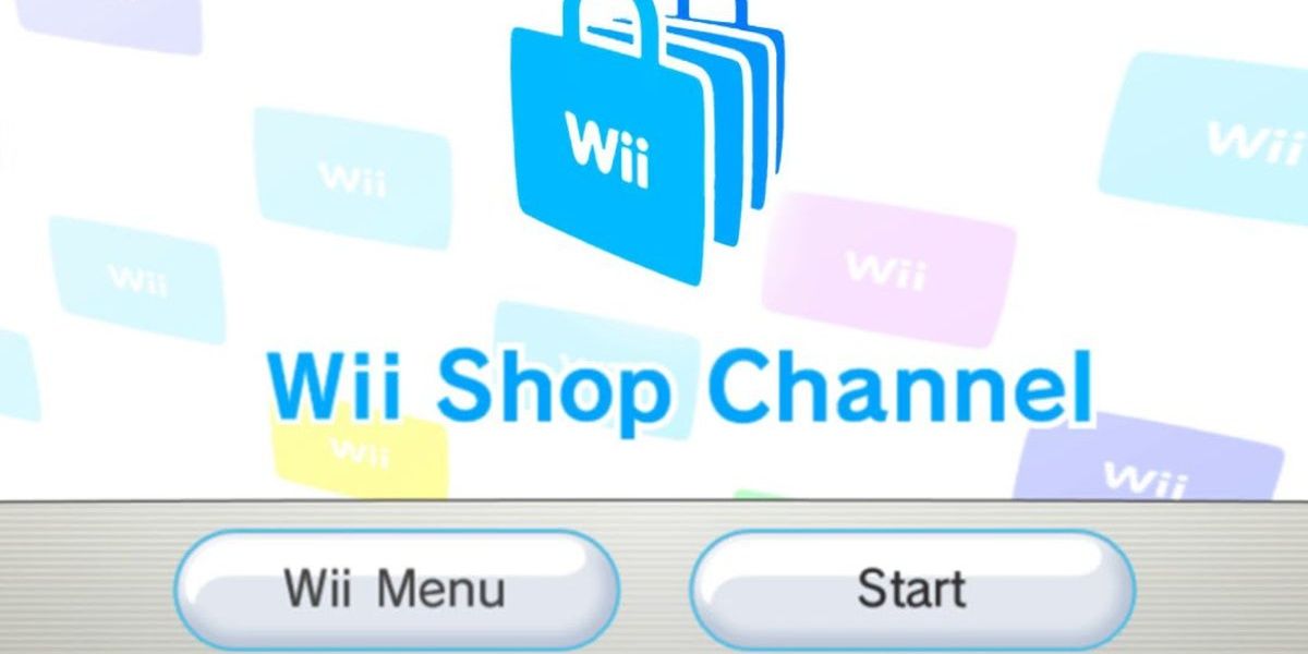 Wii Shop Channel menu