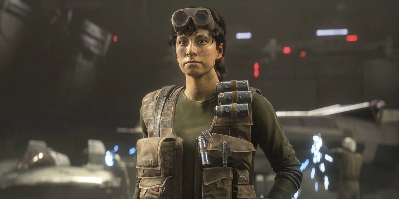 Zerelda Sage from Star Wars: Squadrons.