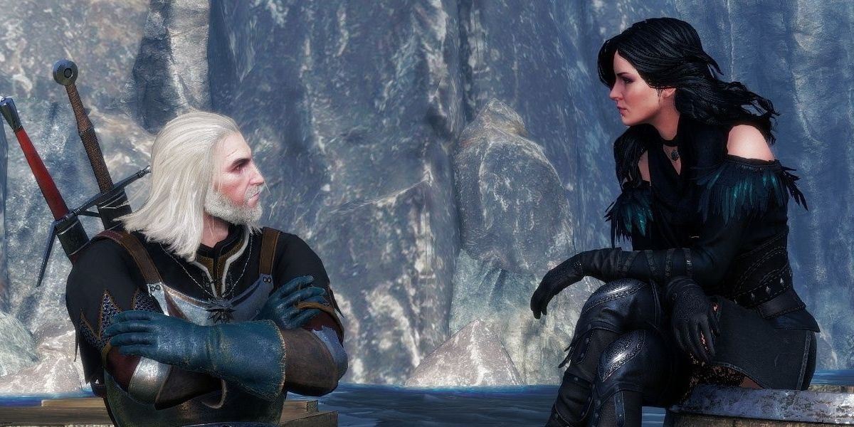 yennefer sitting with geralt